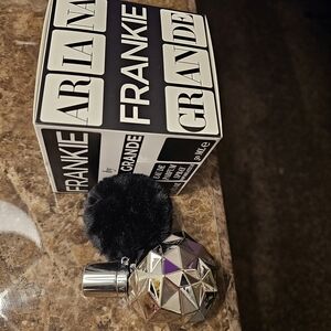Ariana Grande Silver and Black Geometric Perfume